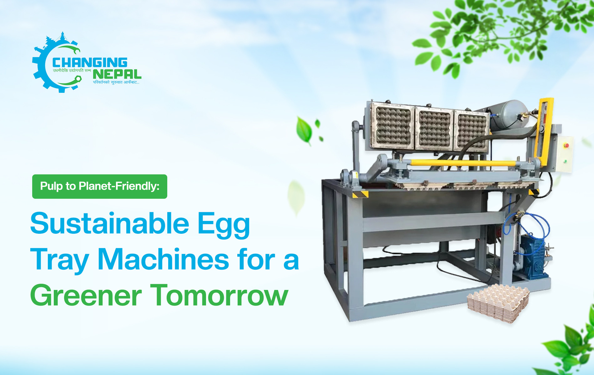 Pulp to Planet-Friendly: Sustainable Egg Tray Machines for a Greener Tomorrow