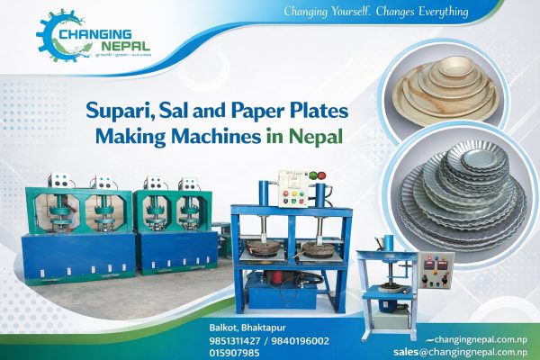 Eco-Friendly Plate Manufacturing in Nepal: Paper, Supari & Sal Leaf Machines