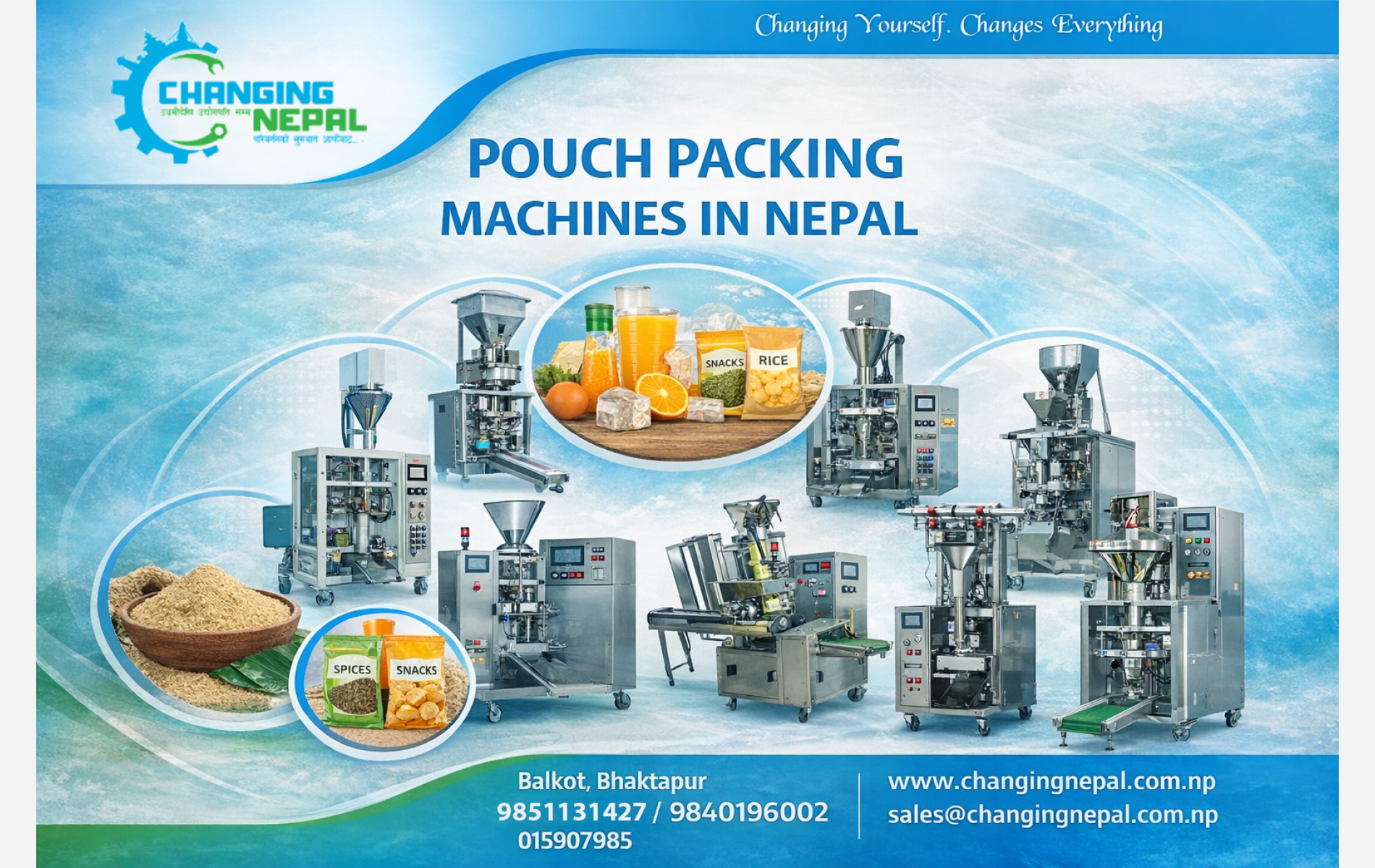 Pouch Packing: Process, Machines and Price in Nepal