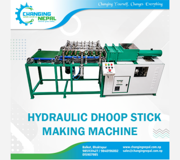 Hydraulic Dhoop Stick Making Machine