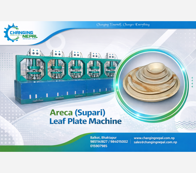 Supari Leaf Plate Making Machine