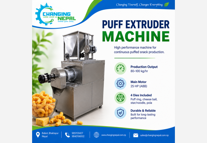 Puff Extruder Machine