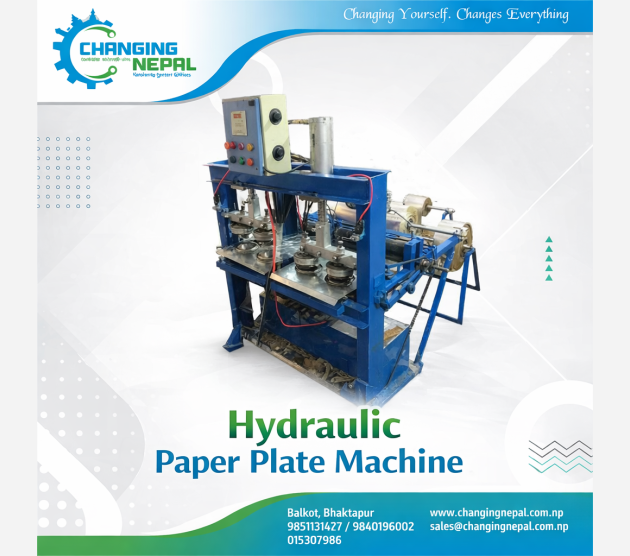 Hydraulic paper plate Machine